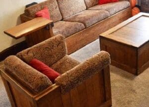 This End Up® Chair (Chamois, with arm pads)